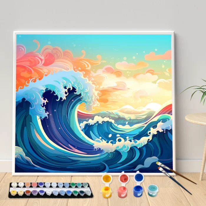 Large Tsunami Art